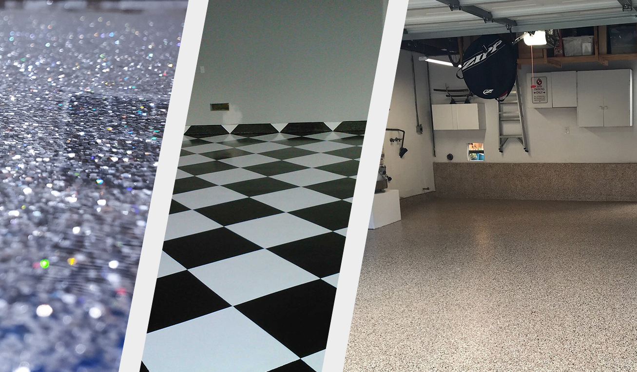 garage epoxy flooring organization systems