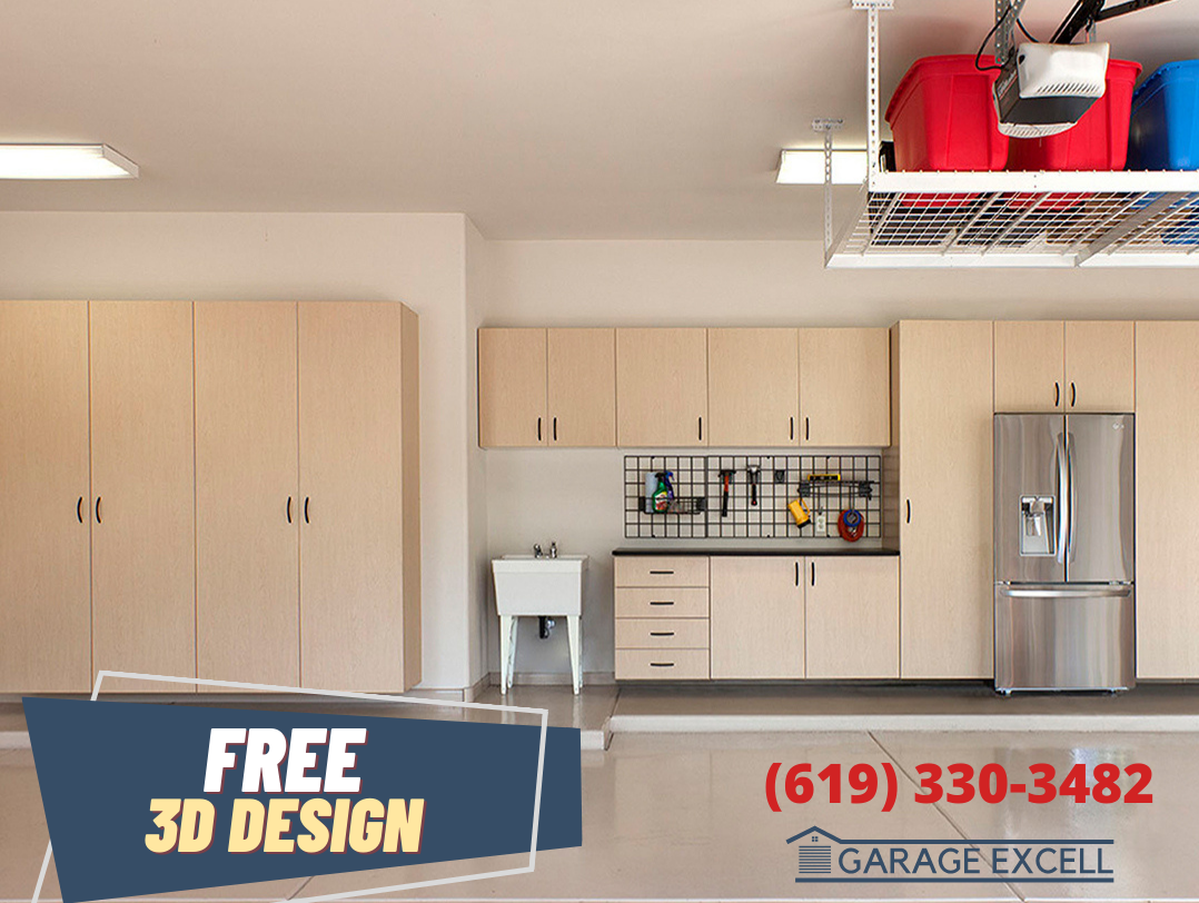 3 Particleboard Garage Cabinets