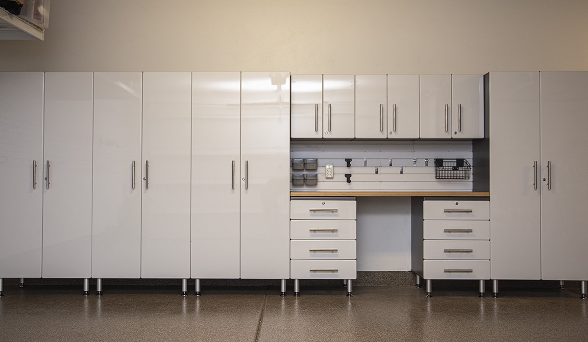 Keep your LA home free from stress and clutter with custom garage storage cabinets